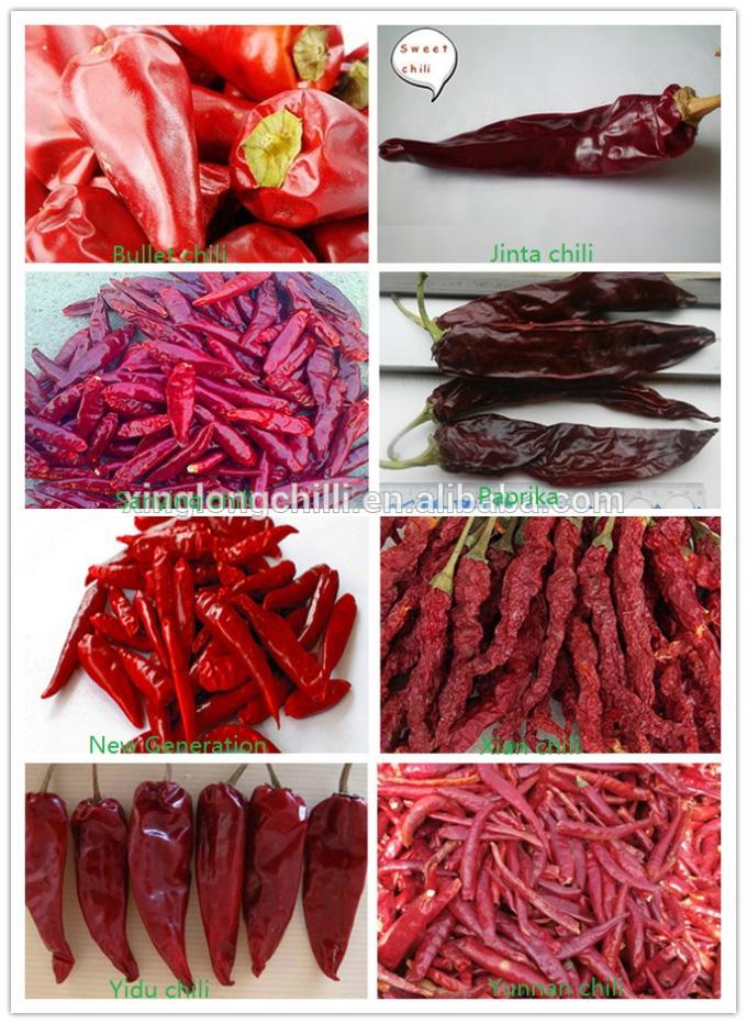 Especificação do pimentão vermelho picante de Tianjin da venda quente