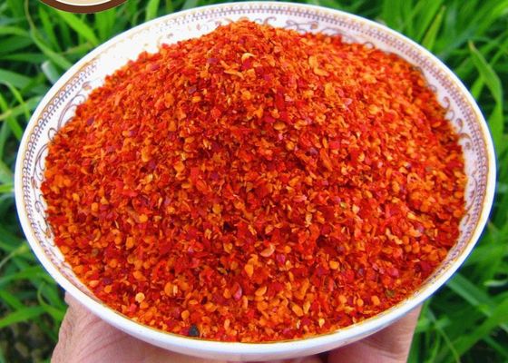 Chaotian esmagou pimentas 16 Mesh Sterilized Red Crushed Chilli
