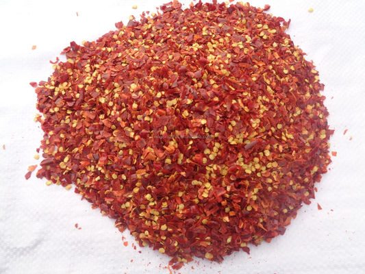 Malha vermelha esmagada desidratada das pimentas 5mm Chili Flakes 8