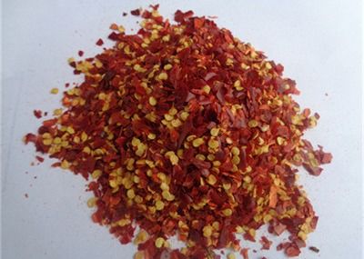 Flocos vermelhos anídricos esmagados grosseiros STST do Chile das pimentas