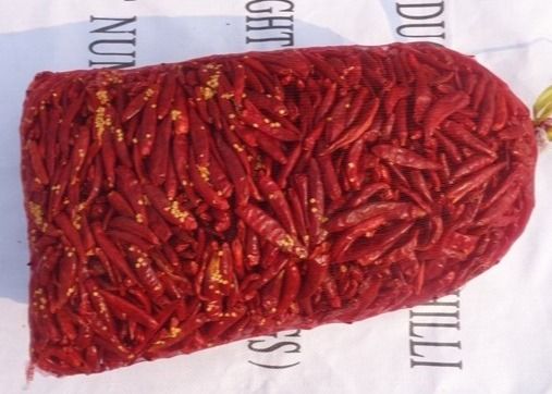 Asiático secado 7CM Chili Peppers 10000 SHU Dried Long Red Chillies