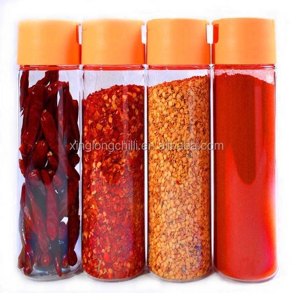 5 - 8 Malha Triturada Red Chili Flakes em pó Chili Tamanho 3 - 5 mm