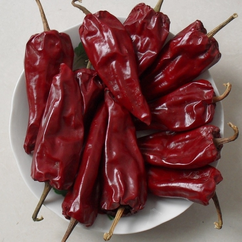 Aumente suas criações culinárias com pimentões secos leves - comprimento de pimentão Yidu 7-15cm