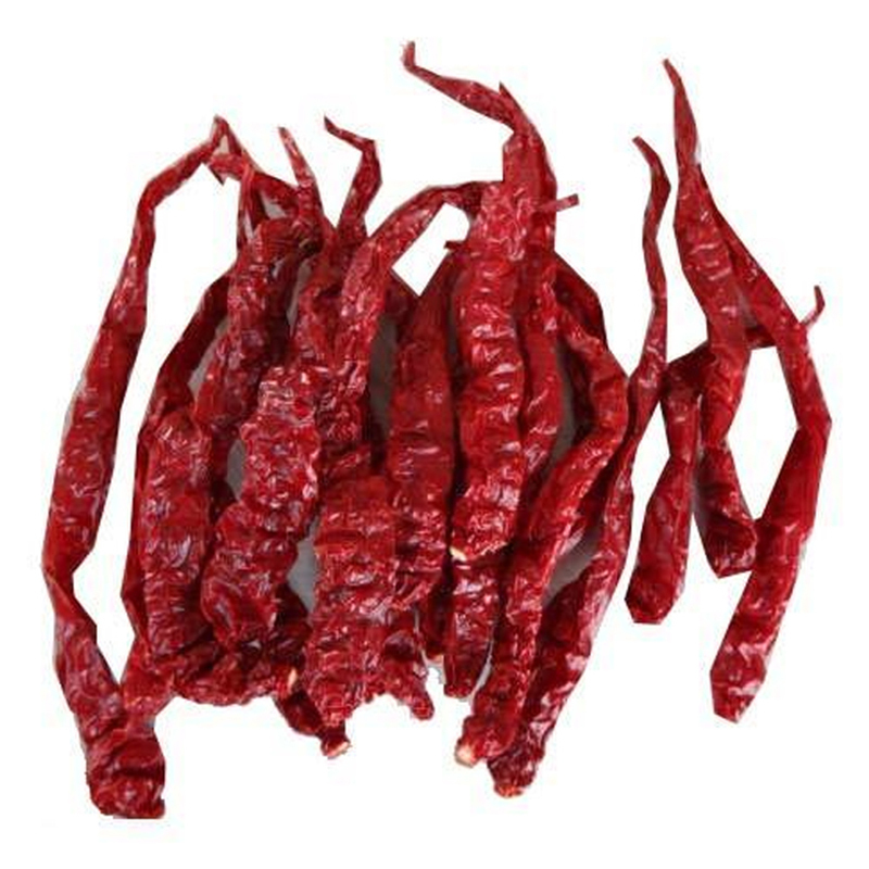 Aditivo alimentar Pimentas de pimentão secas ao ar com caule para extração de pigmento de cor 10-20 cm