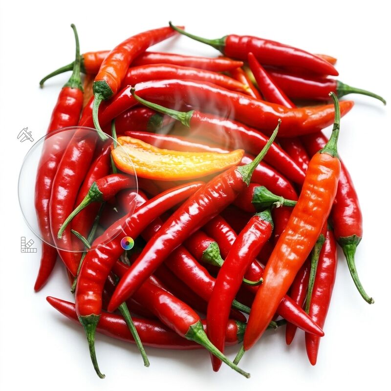 Aromas pungentes Pimentões vermelhos secos Perfumados fortes Ventosas inteiras 4-7cm 5000-20000SHU Grado de exportação a granel